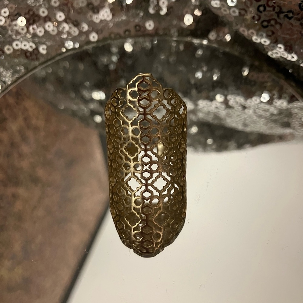 Kendra Scott Boone Gold Filigree Ring